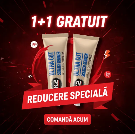 Pasta pentru reparat zgarieturi cu efect polish 1+1 GRATIS